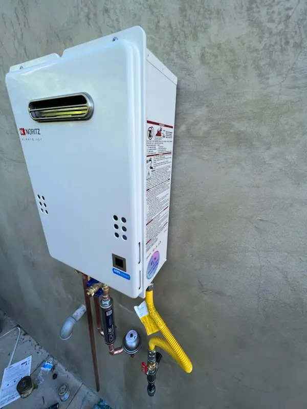 Tankless water heater installation for Union Mill homes